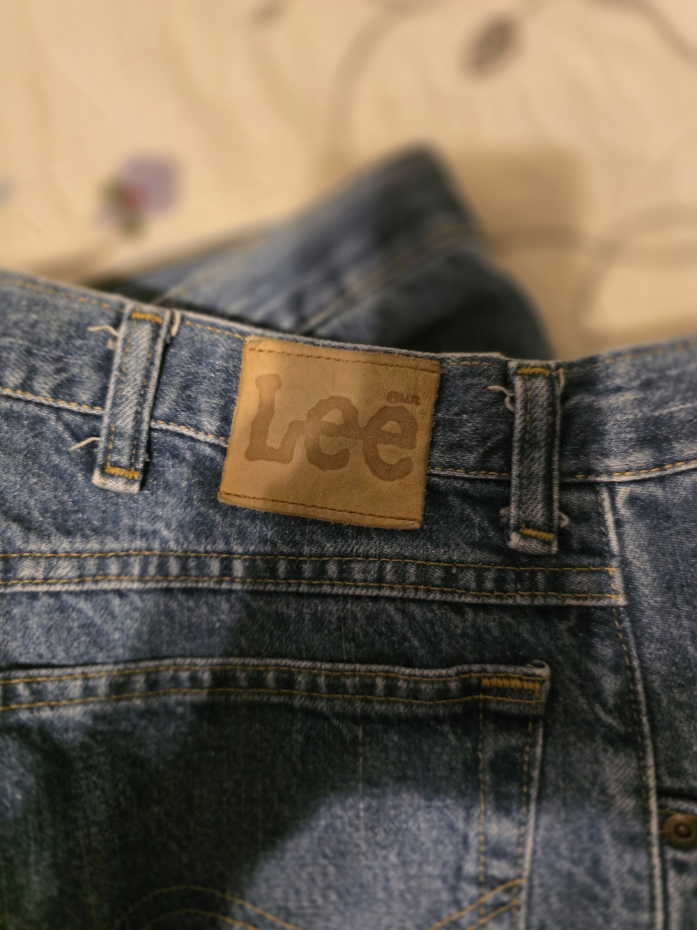 Tall Lee 2008944 Men's 36x36 Regular Fit Straight Leg Jeans 100% Cotton Made USA - Picture 3 of 4
